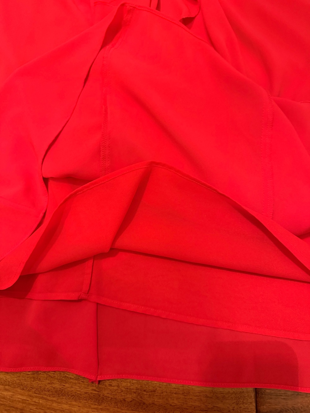 BCBGMaxAzria Red Ruffled Halter Mini Dress - Picture 9 of 12